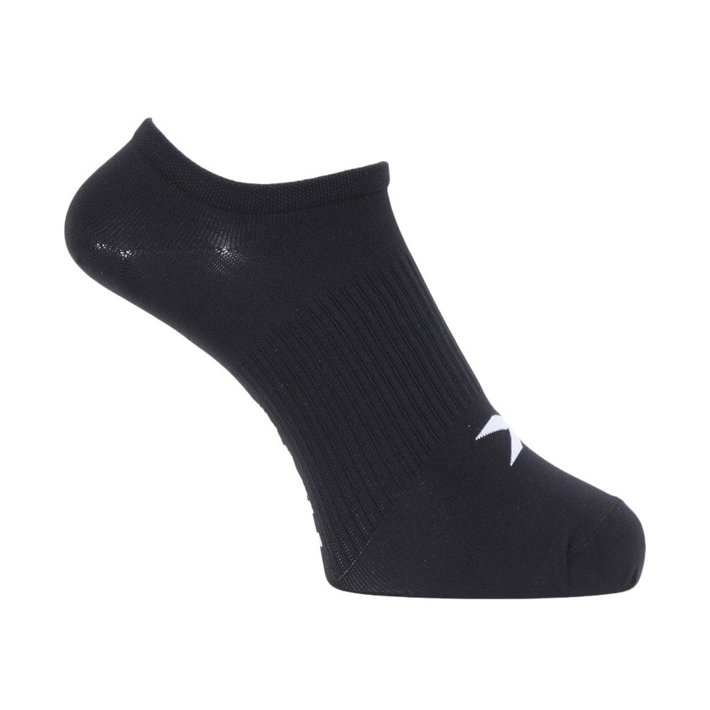 ツー・タイムズ・ユー（2XU）（メンズ、レディース）インビジブル ソックス 3足組 UQ6550E-BLK/WHT