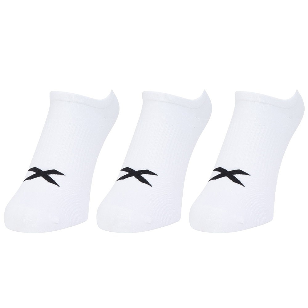 ツー・タイムズ・ユー（2XU）（メンズ、レディース）インビジブル ソックス 3足組 UQ6550E-WHT/BLK ホワイト