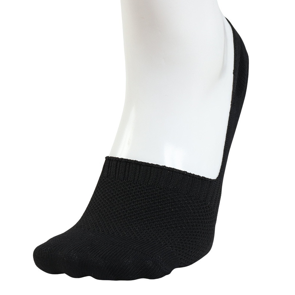 クー（Coo.）（メンズ）靴下 冷感HMカバー ショート丈ソックス 3足組 黒 25-28センチ 894CO5GSA0010 BLK すべり止め付き吸汗速乾 接触冷感 シンプル 