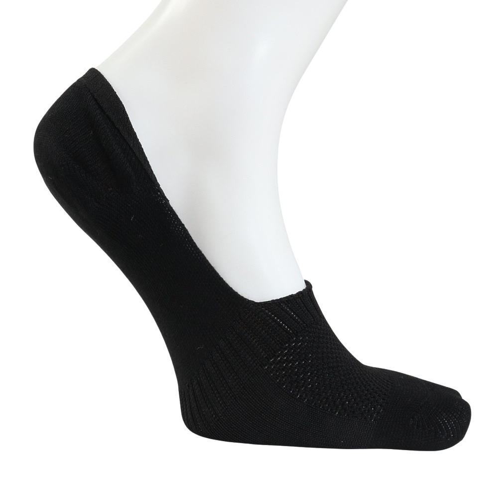 クー（Coo.）（メンズ）靴下 冷感HMカバー ショート丈ソックス 3足組 黒 25-28センチ 894CO5GSA0010 BLK すべり止め付き吸汗速乾 接触冷感 シンプル 