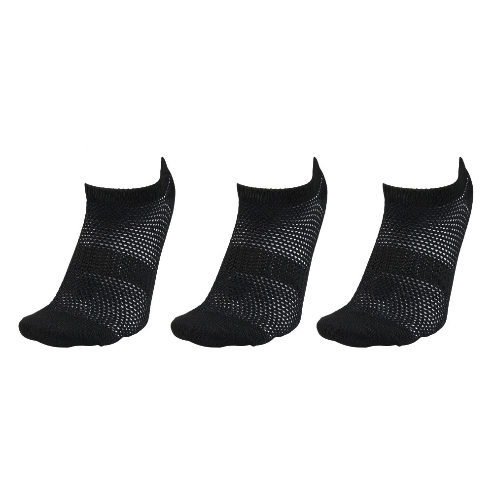 クー（Coo.）（メンズ）靴下 冷感HM ショート丈ソックス 3足組 黒 25-28センチ 894CO5GSA0017 BLK 吸汗速乾 接触冷感 カジュアル