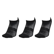 (メンズ)靴下 冷感HM ショート丈ソックス 3足組 黒 25-28センチ 894CO5GSA0017 BLK 吸汗速乾 接触冷感 カジュアル