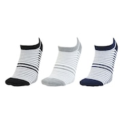 (メンズ)靴下 冷感ショート丈 ソックス丈ソックス 3足組  25-28センチ GRYNVYBLK 894CO5GSA0022 GRY 吸汗速乾 接触冷感 カジュアル