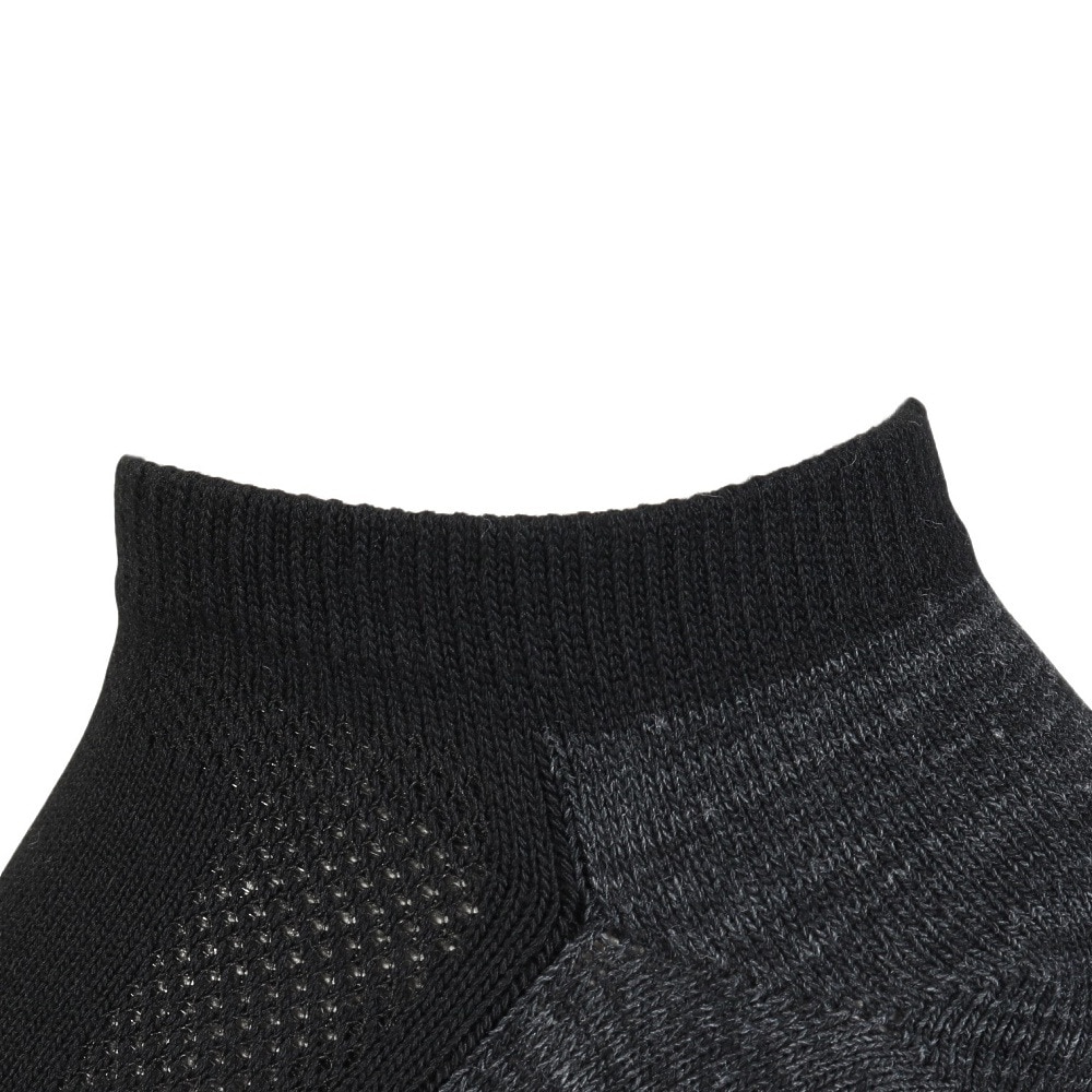 クー（Coo.）（メンズ）靴下 ショート丈ソックス 3足組 CGYNVYBLK 894CO5GSA0048 25-28センチ CGY 抗菌 防臭 シンプル 新調 新生活 カジュアル おしゃれ