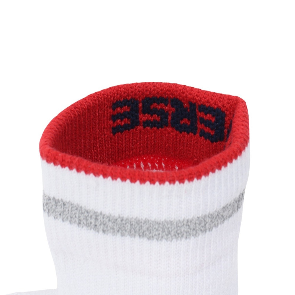 コンバース（CONVERSE）（メンズ）ショートソックス RFLCTR 白 25-27センチ 3足組 W 41900010 シンプル スポーツ 部活 学生 私服 新調 衣替え 運動 ギフト プレゼント