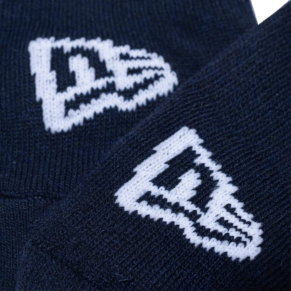 ニューエラ（NEW ERA）（メンズ、レディース、キッズ）ソックス ノーショー 3足組 紺 21-29cm 14518173 3足ソックス ノーショータイプ 学校 部活 新調