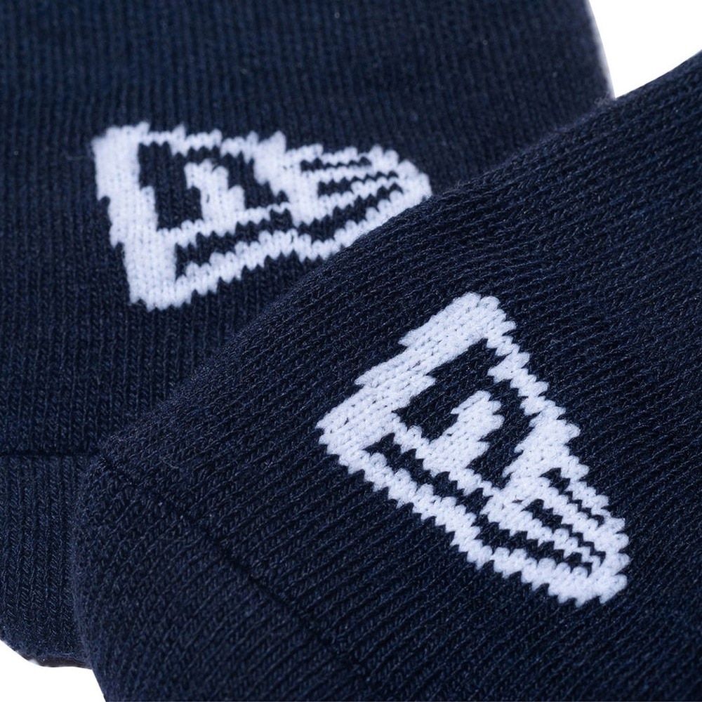 ニューエラ（NEW ERA）（メンズ、レディース、キッズ）靴下 ソックス ノーショー 3足組 黒 白 紺 21-29cm 14518174 アンクル丈 くるぶし丈 フットカバー セット3足セット 3色セット