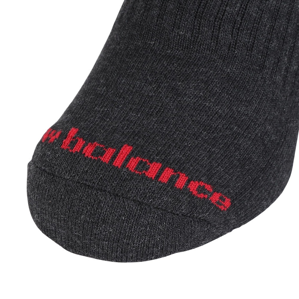 ニューバランス（new balance）（メンズ）靴下 ショートソックス ショートレングス 3足組 23-29cm LAS55636AS1 ショート丈 ３足セット