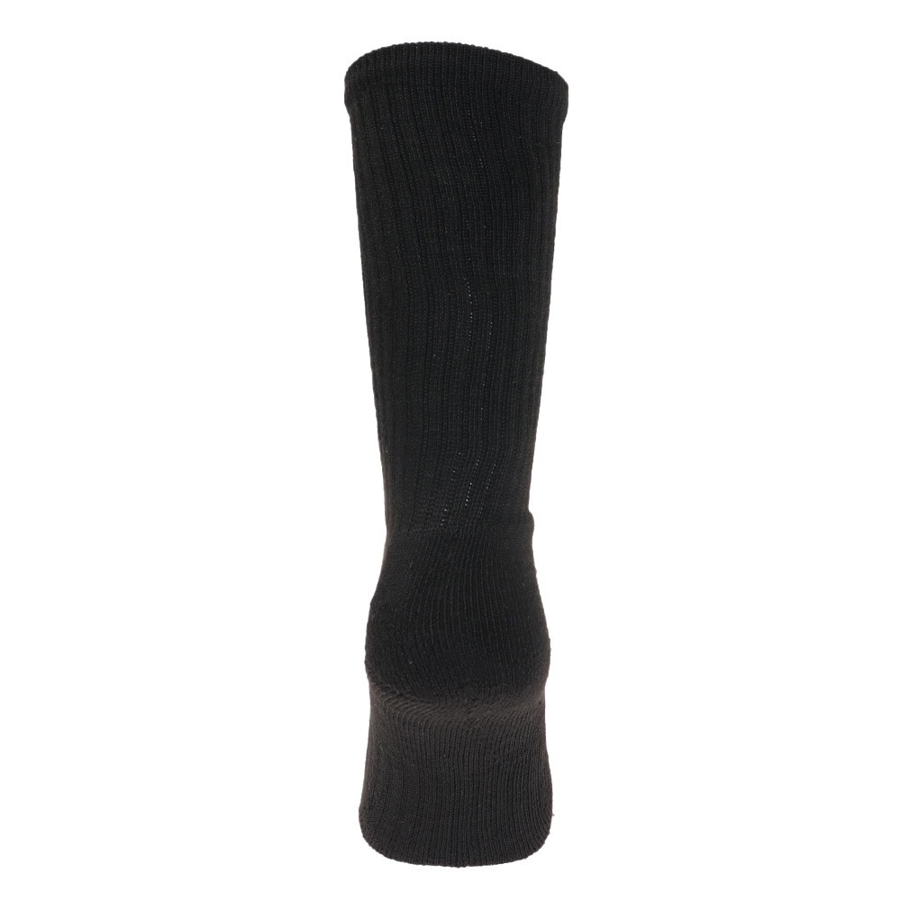 ノーブランド（NO BRAND）（メンズ）ヒートクロス 3足組 パイルソックス 25.0～28.0cm 894NN2OK0417 BLK