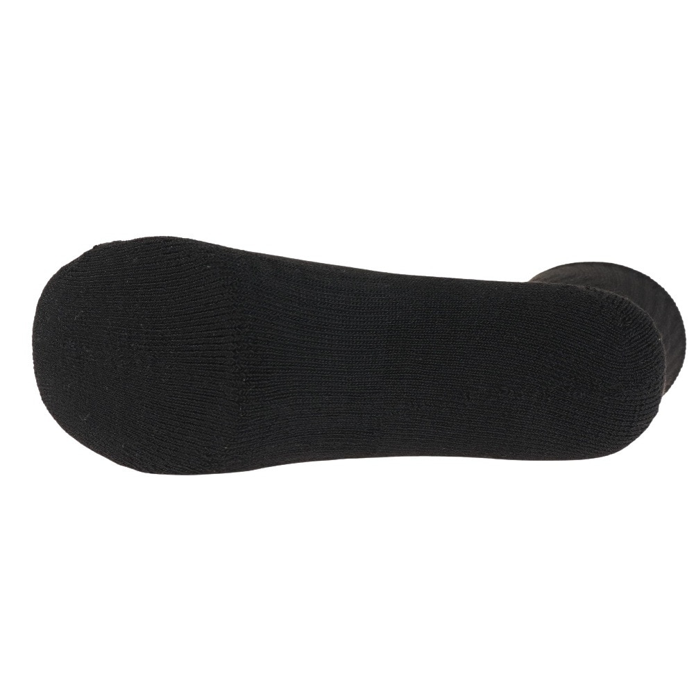 ノーブランド（NO BRAND）（メンズ）ヒートクロス 3足組 パイルソックス 25.0～28.0cm 894NN2OK0417 BLK