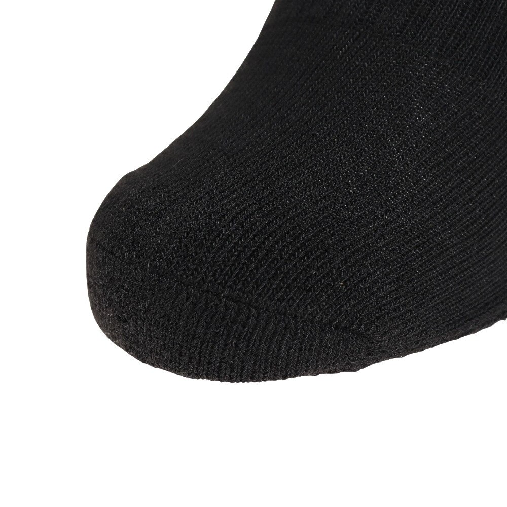 ノーブランド（NO BRAND）（メンズ）ヒートクロス 3足組 パイルソックス 25.0～28.0cm 894NN2OK0417 BLK