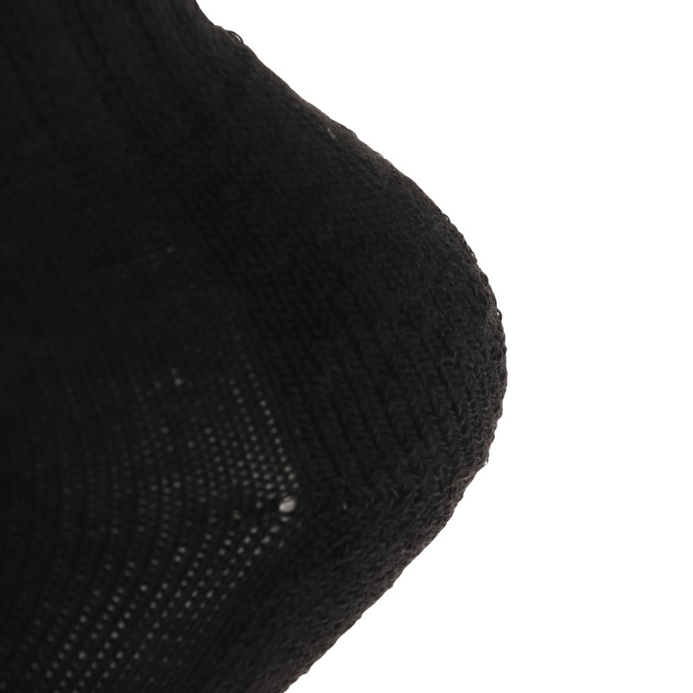 ノーブランド（NO BRAND）（メンズ）ヒートクロス 3足組 パイルソックス 25.0～28.0cm 894NN2OK0417 BLK