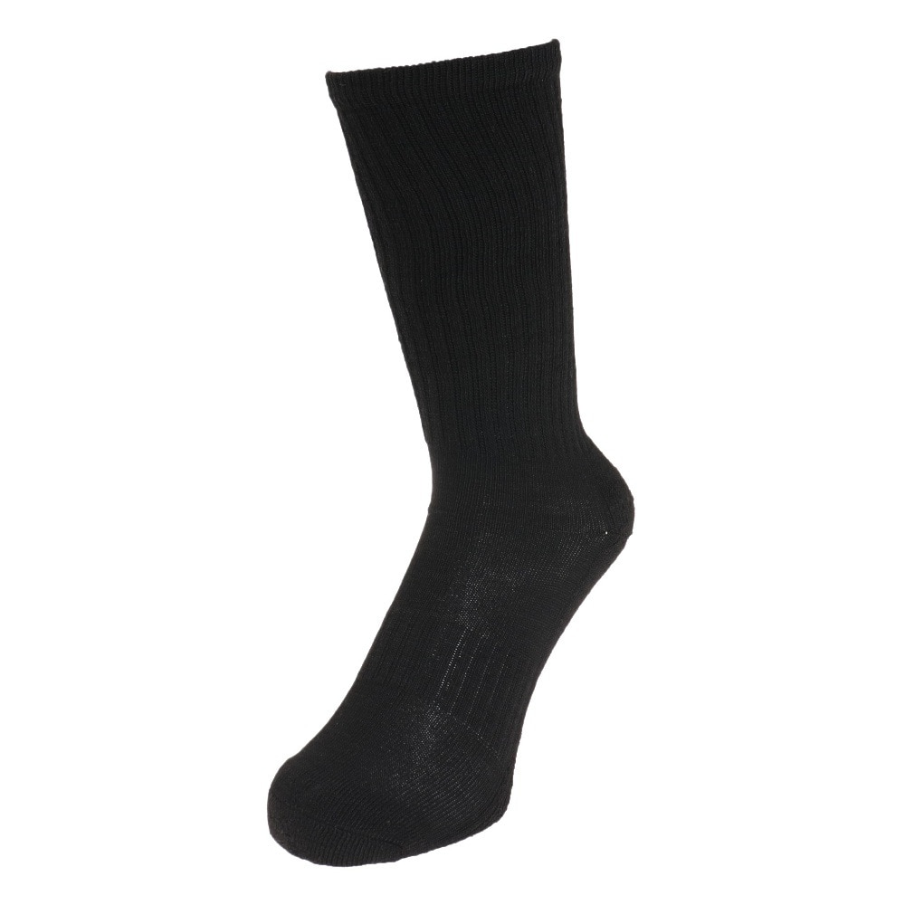 ノーブランド（NO BRAND）（メンズ）ヒートクロス 3足組 パイルソックス 25.0～28.0cm 894NN2OK0417 BLK