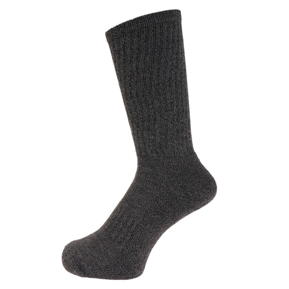 ノーブランド（NO BRAND）（メンズ）ヒートクロス 3足組 パイルソックス 25.0～28.0cm 894NN2OK0417 GRY