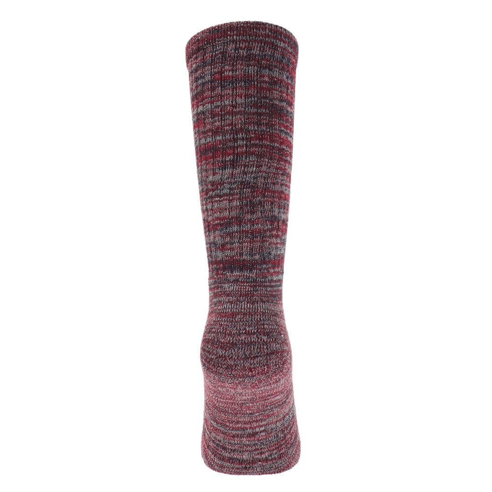 ノーブランド（NO BRAND）（メンズ）ヒートクロス 3足組 パイルソックス 25.0～28.0cm 894NN2OK0417 RED