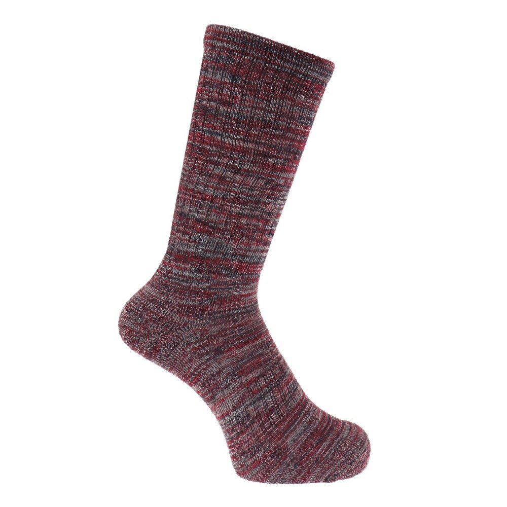 ノーブランド（NO BRAND）（メンズ）ヒートクロス 3足組 パイルソックス 25.0～28.0cm 894NN2OK0417 RED