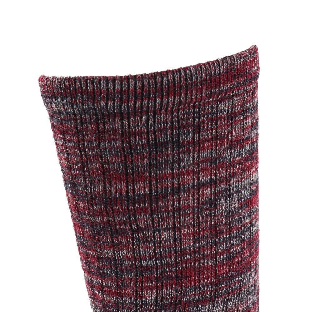 ノーブランド（NO BRAND）（メンズ）ヒートクロス 3足組 パイルソックス 25.0～28.0cm 894NN2OK0417 RED