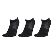 (メンズ)消臭5本指 ソックス 3足組 BLK3 894NN3OK0075