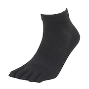 (メンズ)ノンパイル 5本指ソックス 3足組 894Q3OK0014BLK