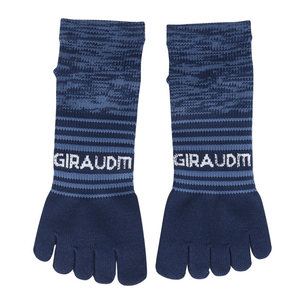 ジローム（GIRAUDM）（メンズ）ストロング5本指ソックス 3足組 BLKNVYYEL SK3S0072-WA894-GROK