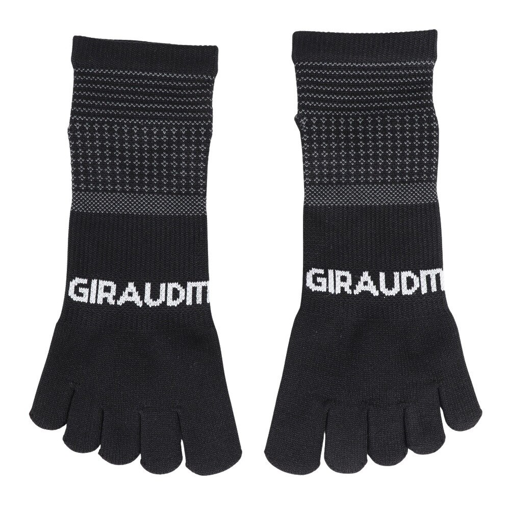 ジローム（GIRAUDM）（メンズ）クール 5本指ソックス 3足組 25～28cm BLK SK4S0206-WA894-GRYW