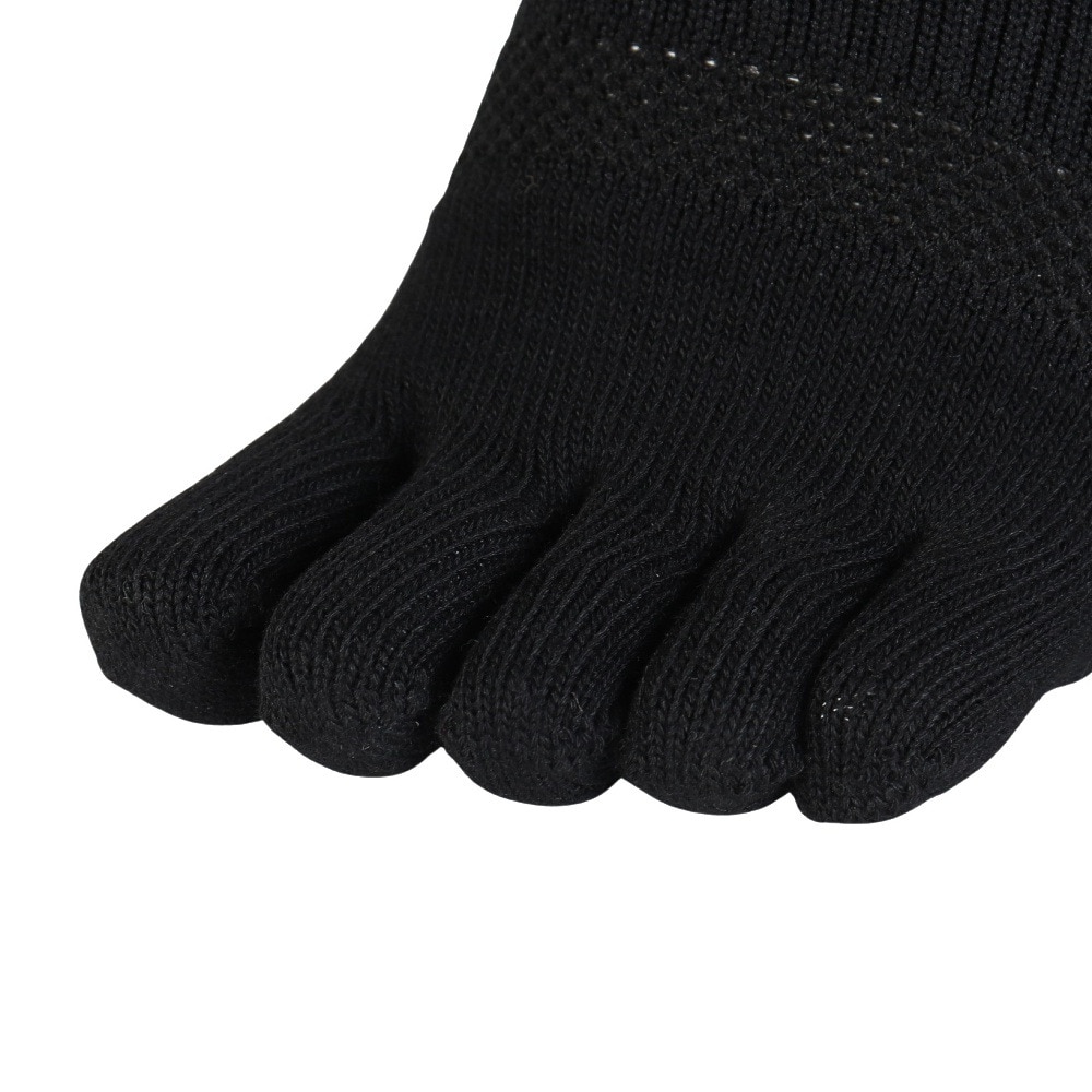 クー（Coo.）（メンズ）靴下 冷感 HM 5指ソックス 3足組 黒 25-28センチ 894CO5GSA0023 BLK 吸汗速乾 接触冷感 シンプル カジュアル 新調 新学期 新生活
