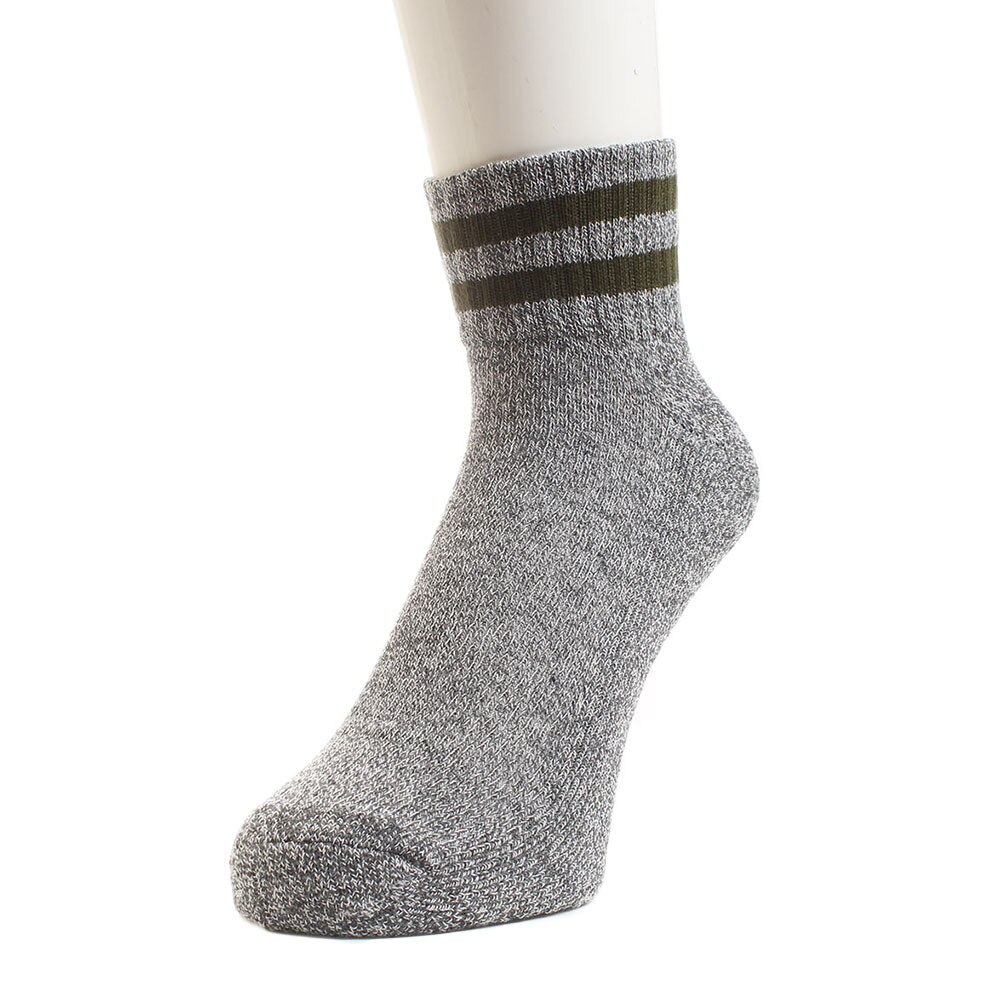ソックス2ライン 894Q7OK2405GY25 25～27cm