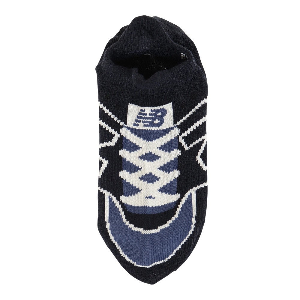 ニューバランス（new balance）（メンズ、レディース）スニーカー柄ソックス LAS35700OTS