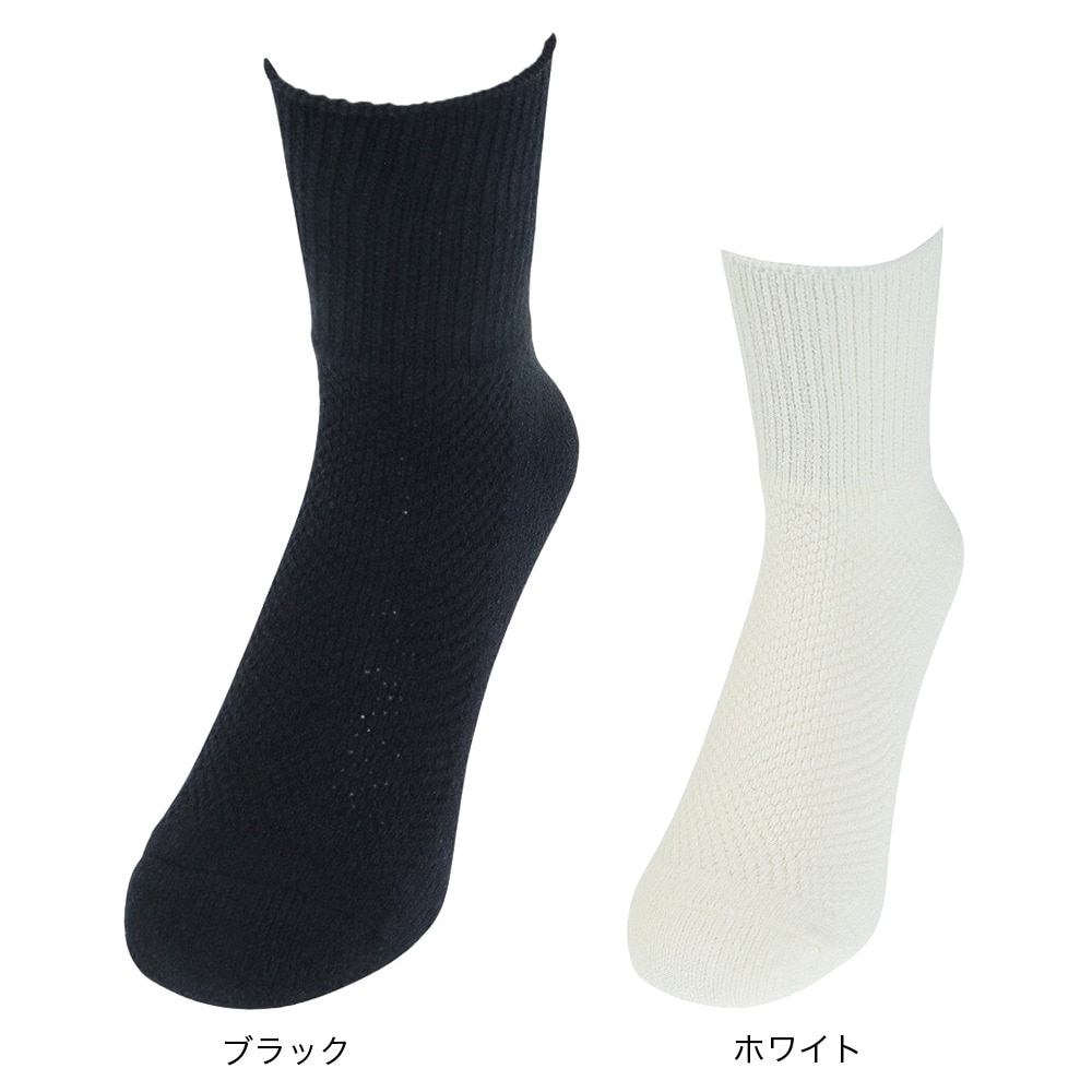 クー（Coo.）（メンズ）サウナ後 温足 ソックス 894Q3OK0318 BLK