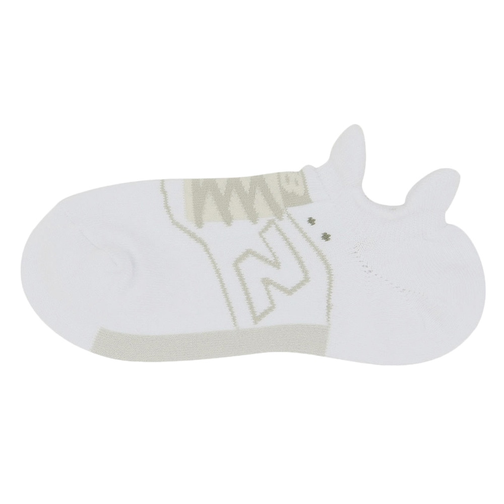 ニューバランス（new balance）（メンズ）スニーカー柄パイルソックス LAS35701WT
