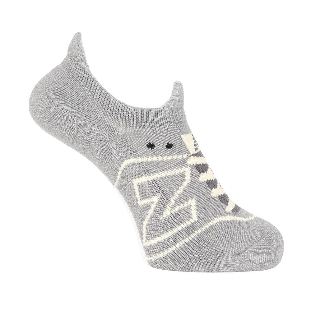 ニューバランス（new balance）（メンズ）靴下 スニーカー柄パイルソックス グレー M-LLサイズ(23-29cm) LAS35701YST ソックス 大人用 くるぶし丈