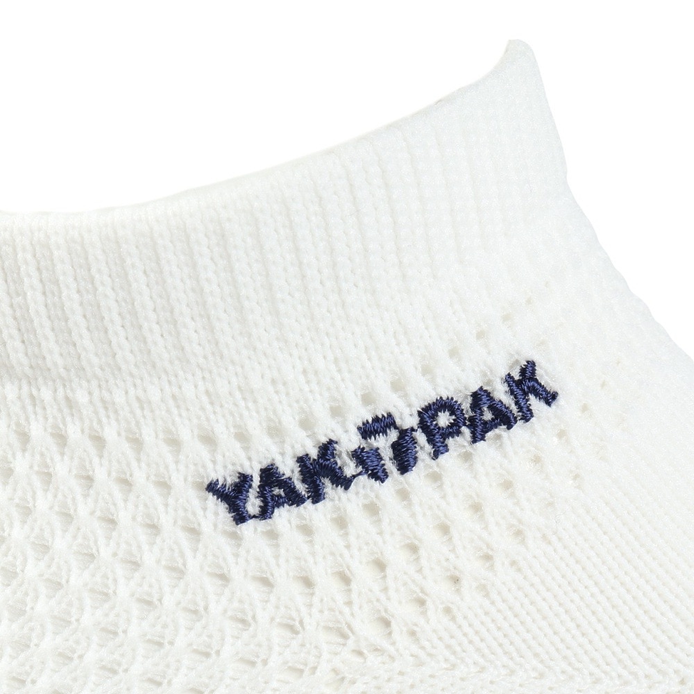 ヤックパック（YAK PAK）（メンズ）刺繍ライン SNK アンクルソックス 34E15500A