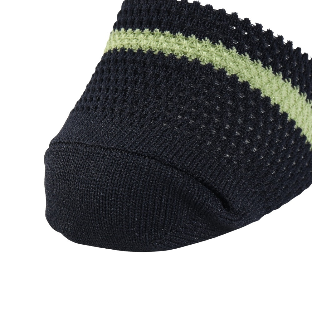 ヤックパック（YAK PAK）（メンズ）靴下 刺繍ライン SNK アンクルソックス 黒 25-27センチ 34E15500S 抗菌防臭 メッシュ おしゃれ 普段使い