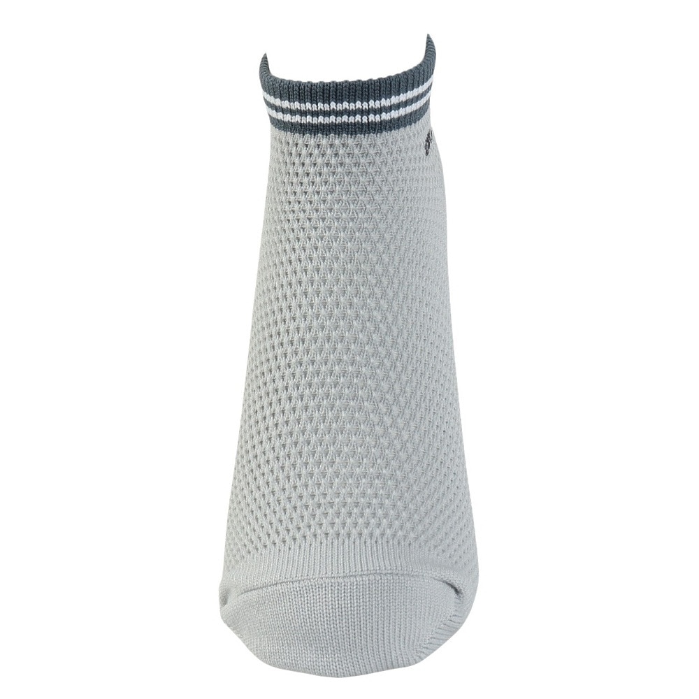 ヤックパック（YAK PAK）（メンズ）靴下 TOPライン SNK アンクルソックス グレー 25-27センチ  34E15502F  抗菌防臭 メッシュ おしゃれ 普段使い