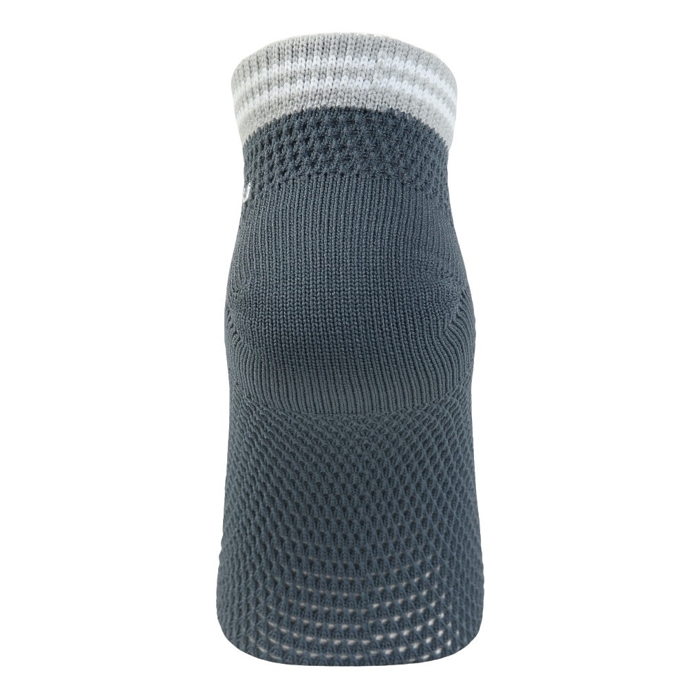 ヤックパック（YAK PAK）（メンズ）靴下 TOPライン SNK アンクルソックス チャコールグレー 25-27センチ 34E15502G  抗菌防臭 メッシュ おしゃれ 普段使い