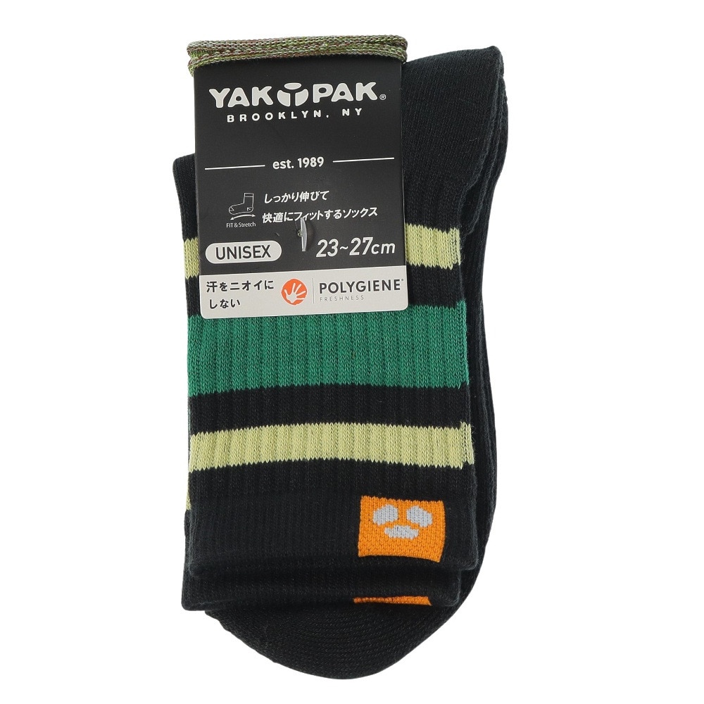 ヤックパック（YAK PAK）（メンズ、レディース）トップカラーライン ソックス 34F15506H
