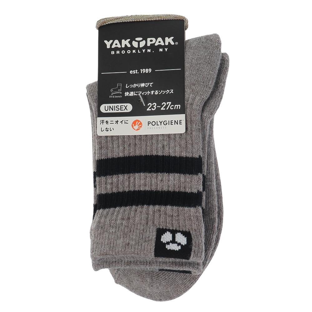 ヤックパック（YAK PAK）（メンズ、レディース）トップライン ソックス 34F15507A