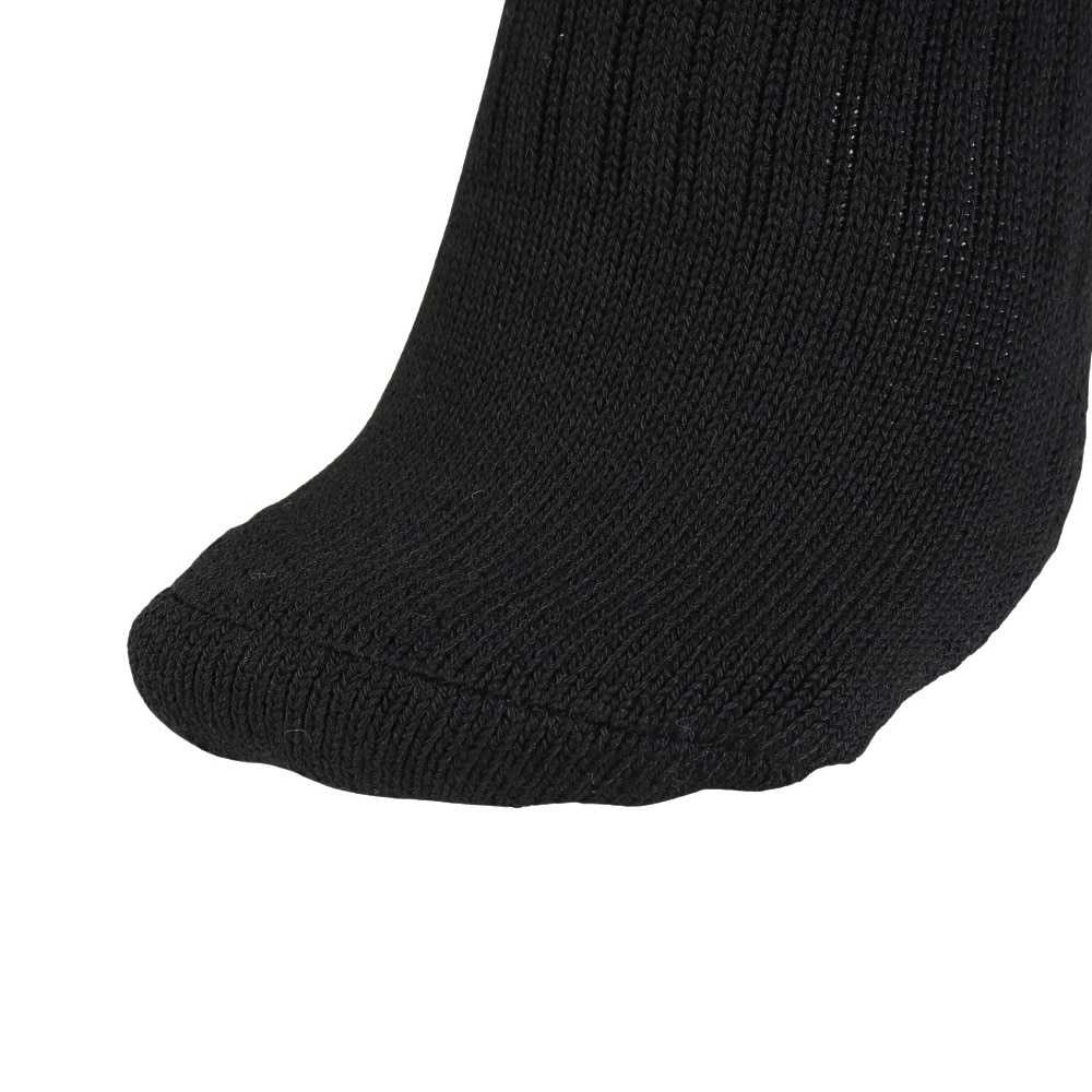 クー（Coo.）（メンズ）1足組 クルー丈 ラインソックス 894Q4GSA0049 BLK