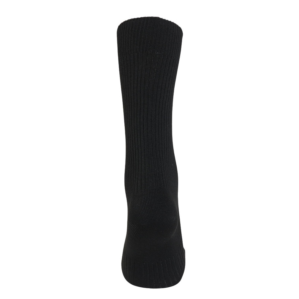 クー（Coo.）（メンズ）1足組 クルー丈 リブソックス 894Q4GSA0053 BLK