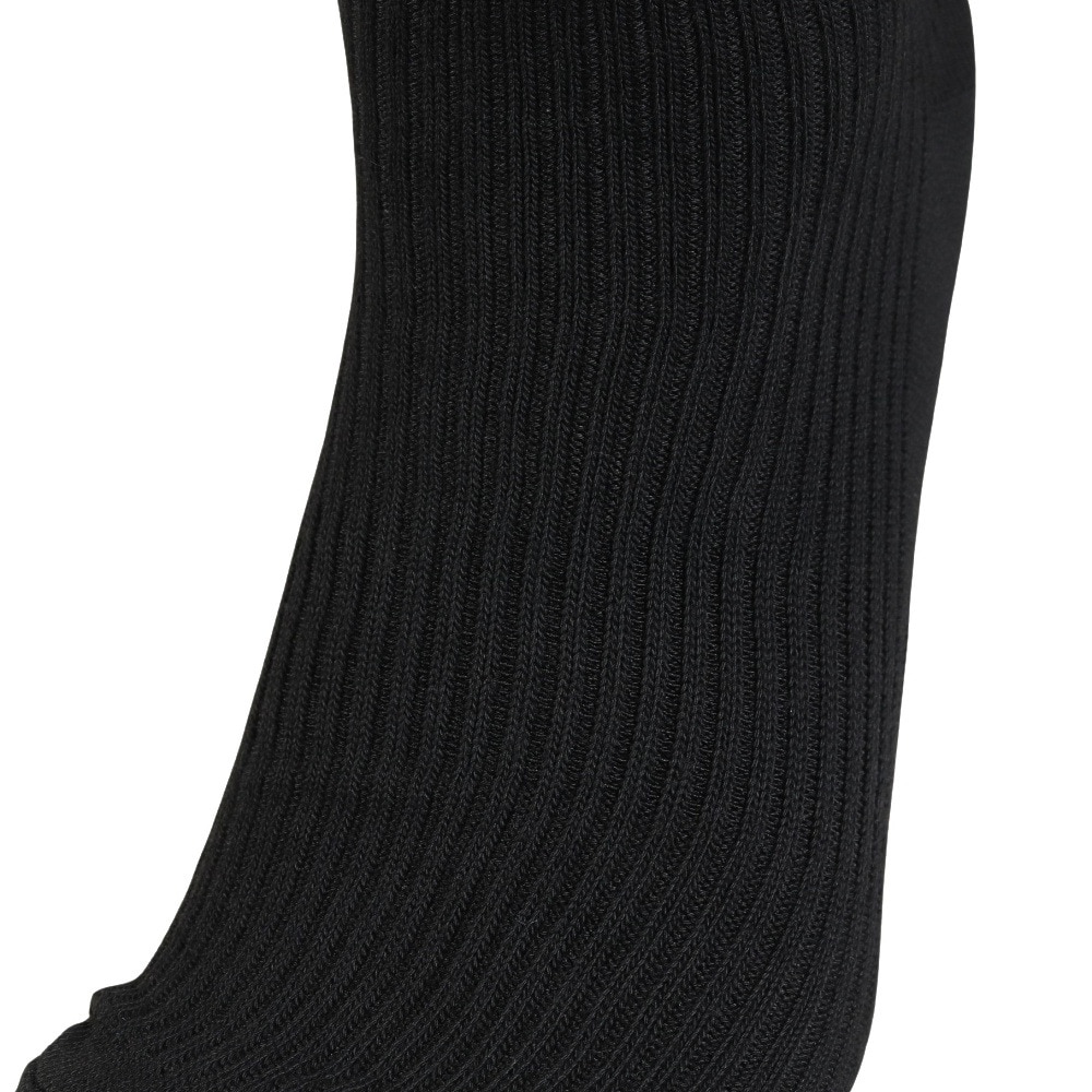クー（Coo.）（メンズ）1足組 クルー丈 リブソックス 894Q4GSA0053 BLK