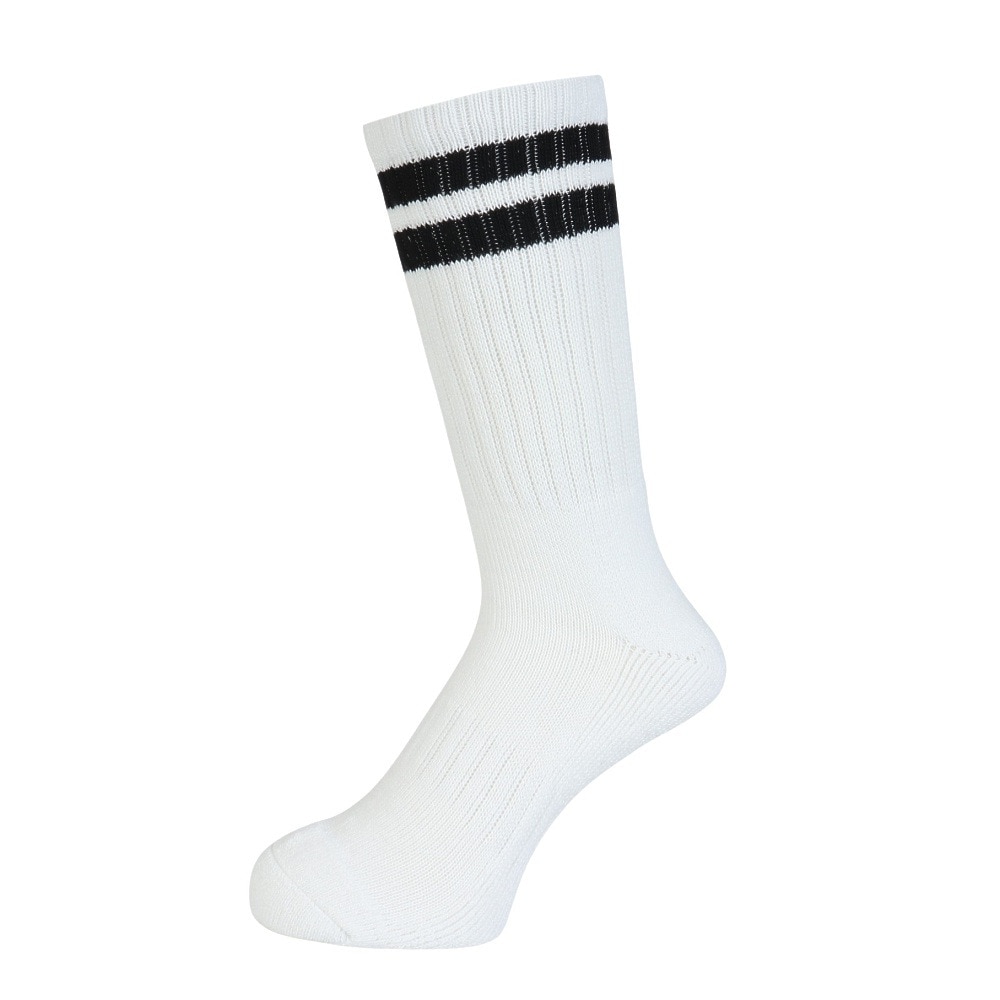 その他ブランド（OTHER BRAND）（メンズ）クルーライン ソックス 1足組 894CO5GSA0089 WHT
