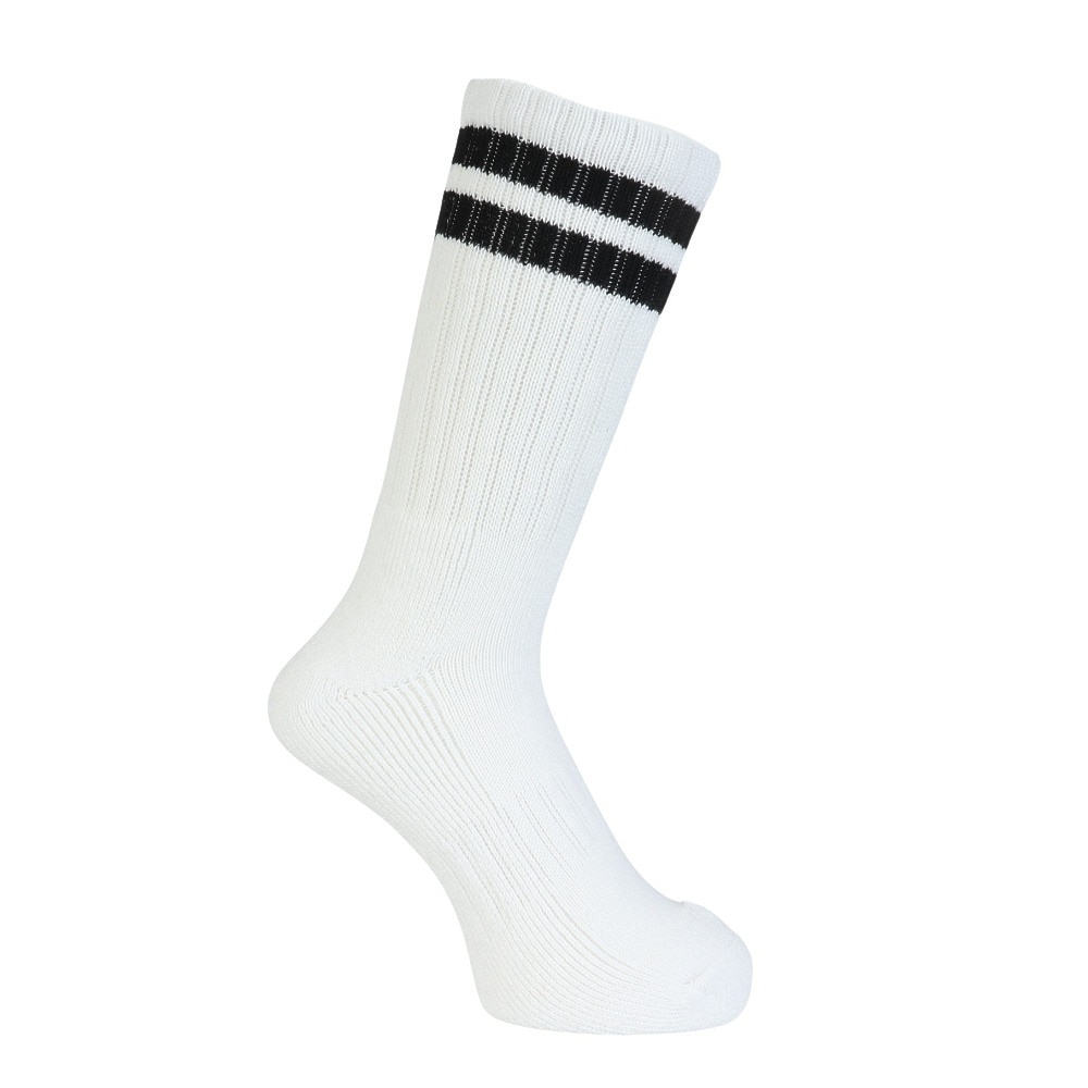 その他ブランド（OTHER BRAND）（メンズ）クルーライン ソックス 1足組 894CO5GSA0089 WHT