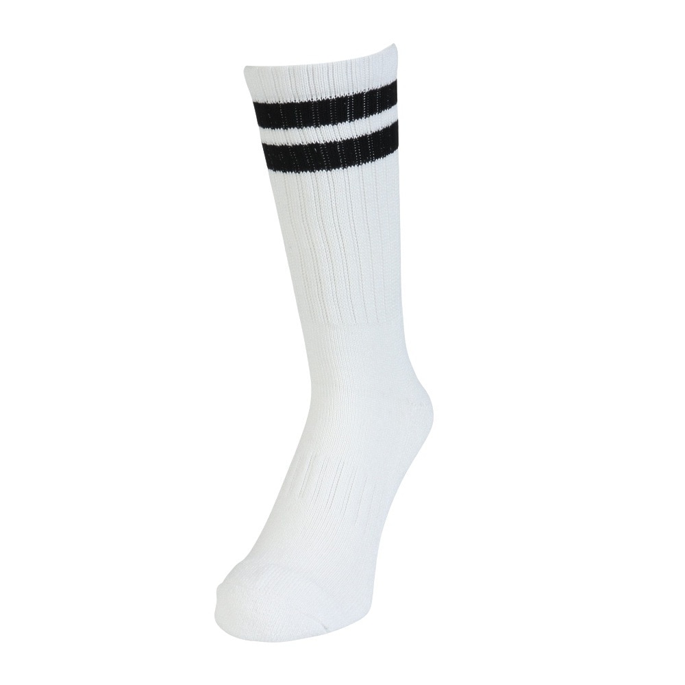 その他ブランド（OTHER BRAND）（メンズ）クルーライン ソックス 1足組 894CO5GSA0089 WHT