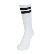(メンズ)クルーライン ソックス 1足組 894CO5GSA0089 WHT
