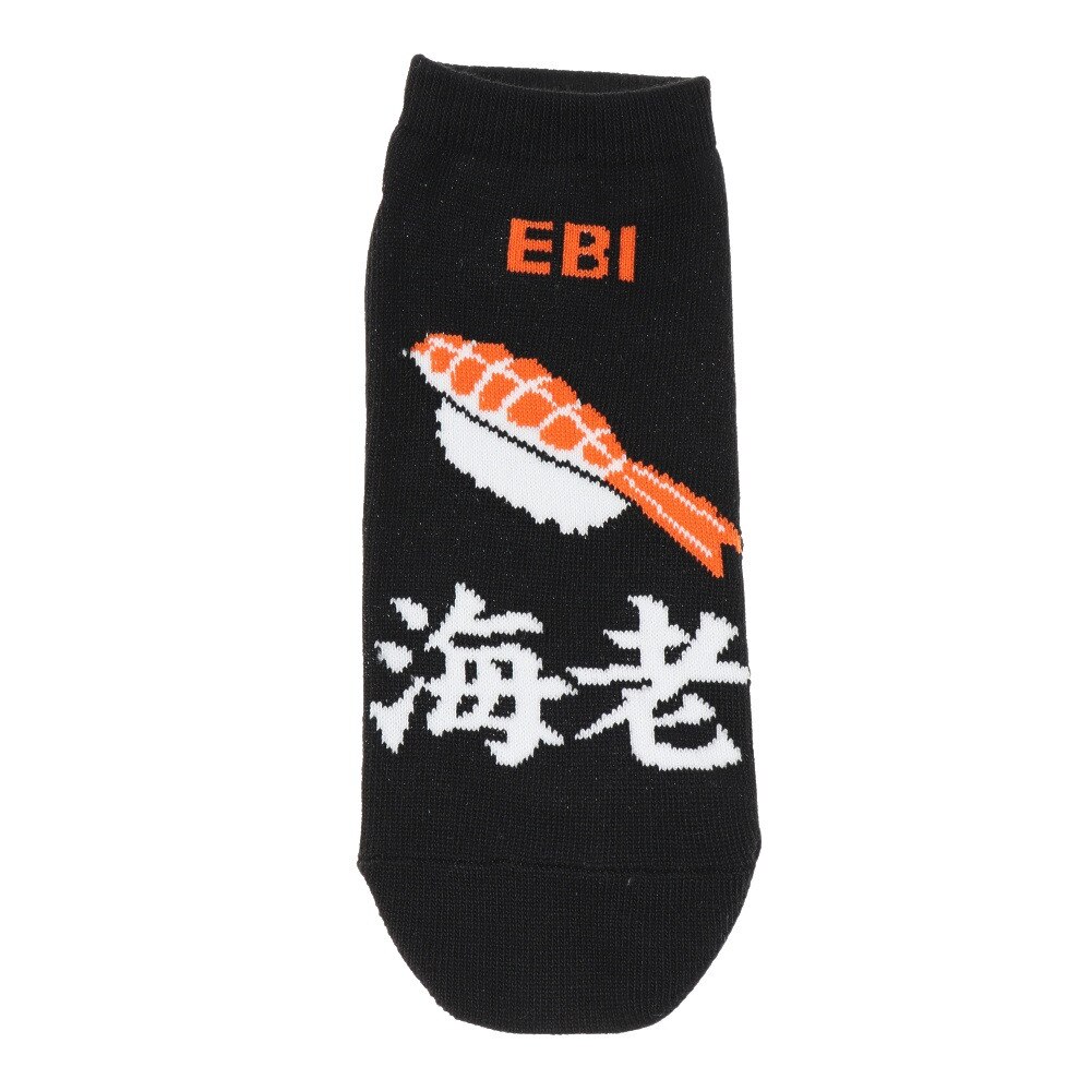  ショートソックス 海老 894M0OKJPN18BLK