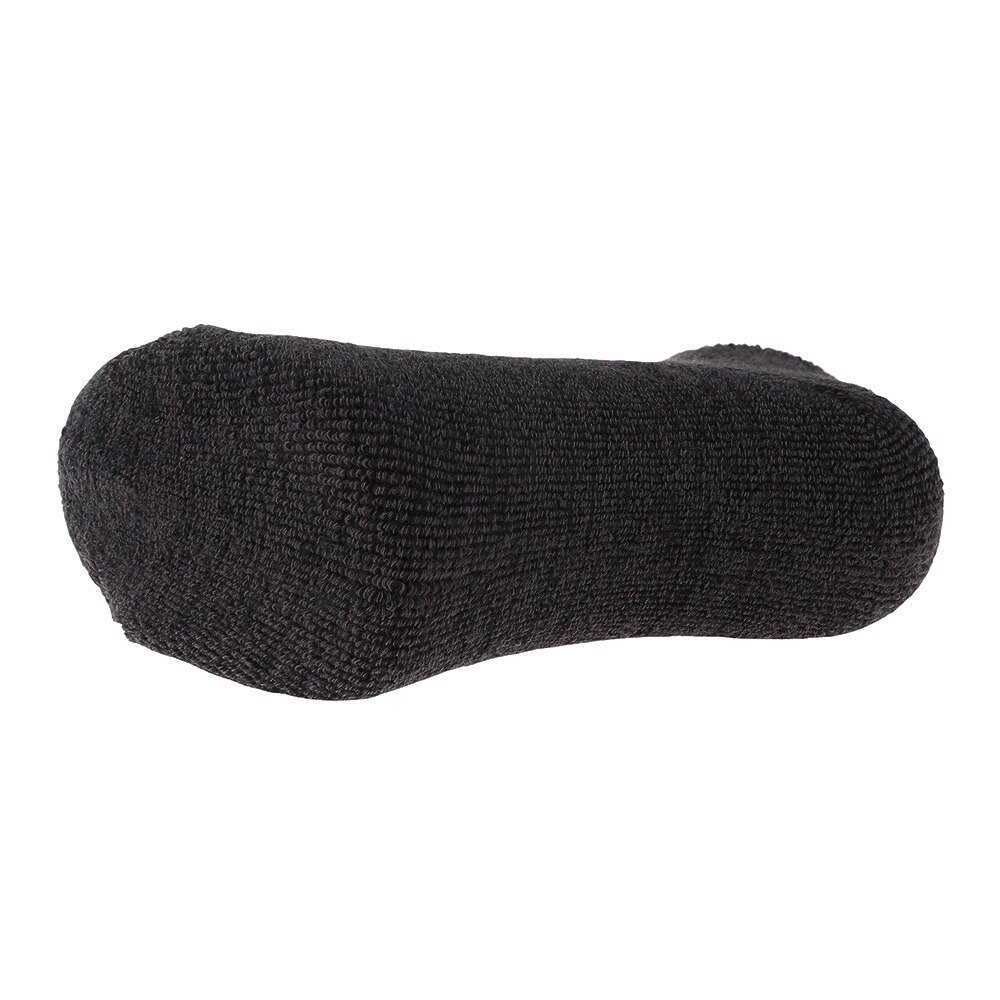 ノーブランド（NO BRAND）（メンズ）ショートソックス 超厚地パイル1足組 894NN2OK0425 BLK 25～28cm