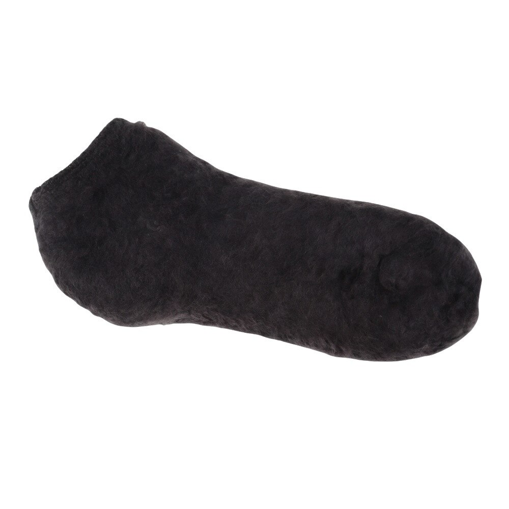 ノーブランド（NO BRAND）（メンズ）ショートソックス 超厚地パイル1足組 894NN2OK0425 BLK 25～28cm