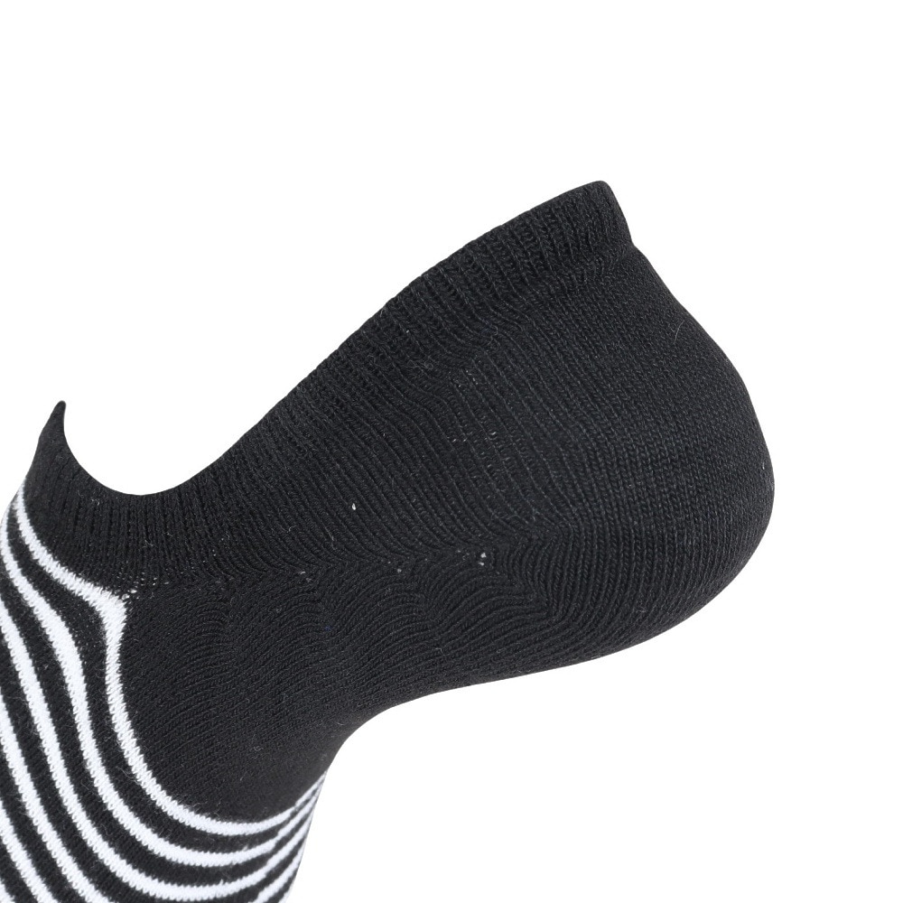 クー（Coo.）（メンズ）スニインボーダーソックス BLK 1足組 894CO4GSA0009