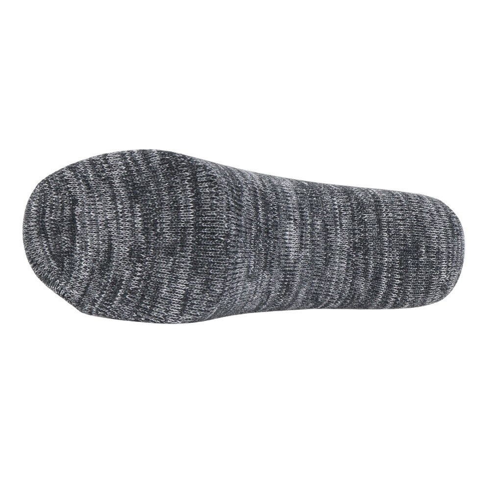 クー（Coo.）（メンズ）ショートソックス 麻混 1足組 25～28cm BLK 894CO4GSA0021