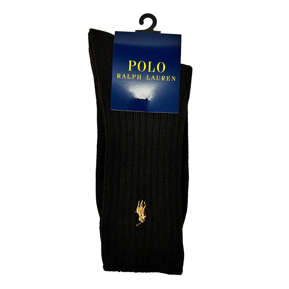 ポロ ラルフローレン（Polo Ralph Lauren）（メンズ）リブ無地ソックス 2012-650-28 カーキ